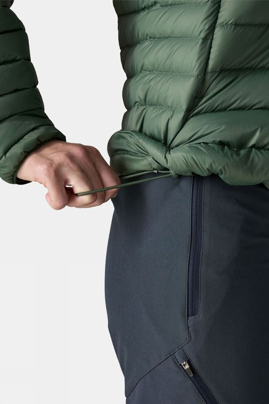 Patagonia Womens Down Sweater Hooded Jacket Canopy Green
