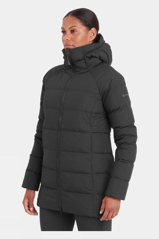Montane Womens Tundra Hooded Down Jacket  Black