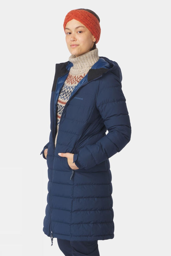 Ayacucho Womens Adventure Lightweight Down Jacket Navy
