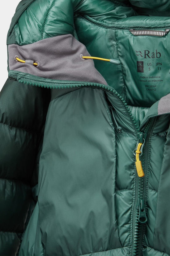 Rab Womens Cirrus Ultra Jacket  Green Slate/Eucalyptus