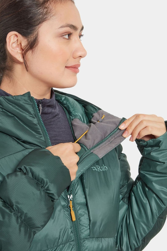 Rab Womens Cirrus Ultra Jacket  Green Slate/Eucalyptus