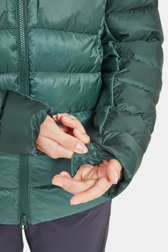 Rab Womens Cirrus Ultra Jacket  Green Slate/Eucalyptus