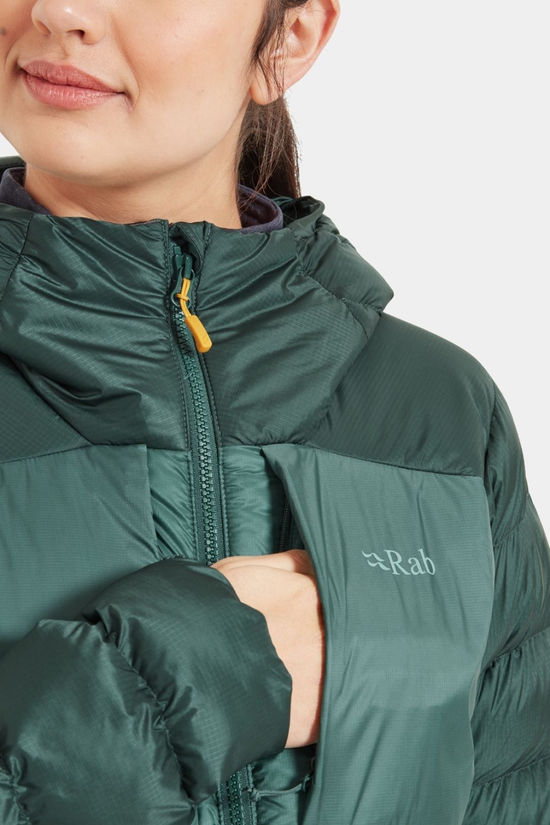 Rab Womens Cirrus Ultra Jacket  Green Slate/Eucalyptus