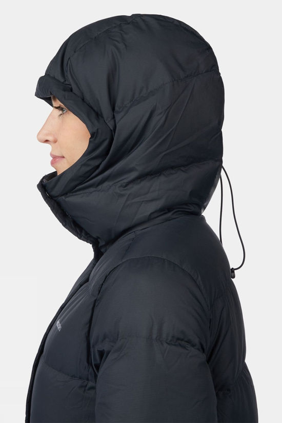 Ayacucho Womens Ashness Long Down Jacket Black