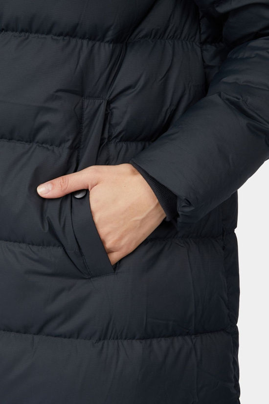 Ayacucho Womens Ashness Long Down Jacket Black