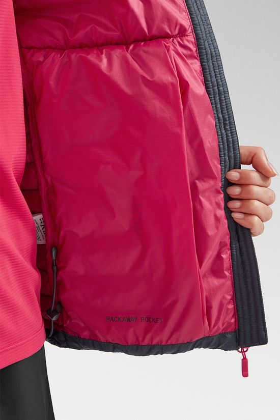 Rab Womens Microlight Alpine Jacket Steel/Watermelon