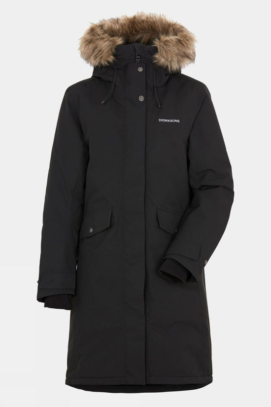 Didriksons Women's Black Parka Erika - Image 3