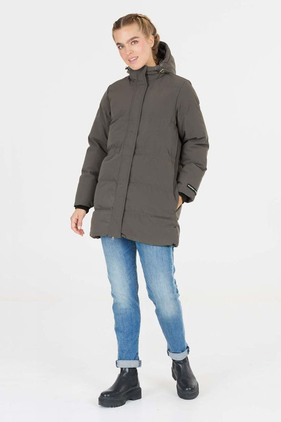 Weather Report Womens Silky Puffa Jacket Magnet