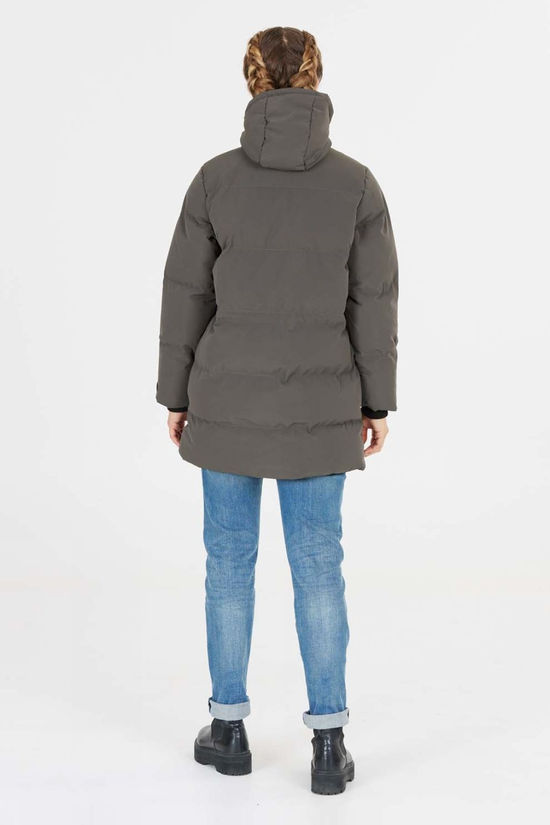 Weather Report Womens Silky Puffa Jacket Magnet