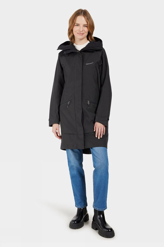 Didriksons Womens Ilma Parka Black