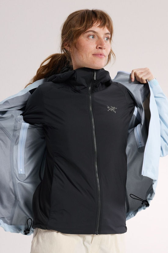 Arc'teryx Womens Atom Hooded Jacket Black
