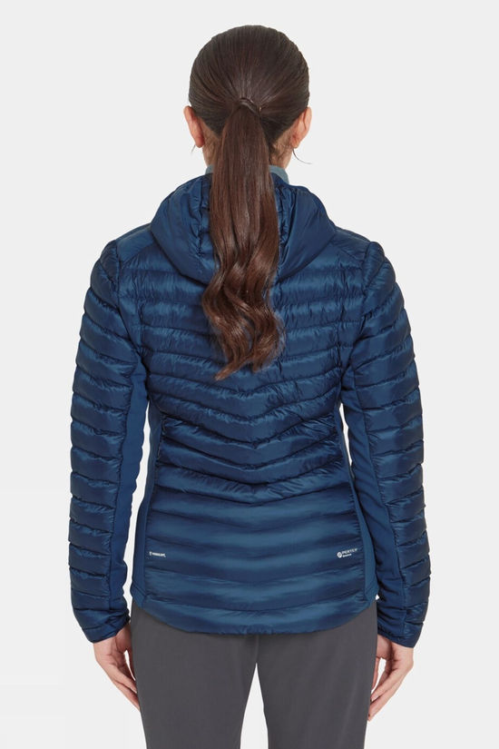 Rab Womens Cirrus Flex Hooded Jacket Tempest Blue