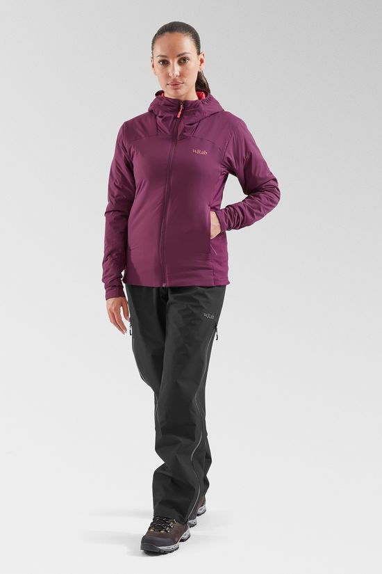 Rab Womens Xenair Alpine Flex Jacket Mulberry