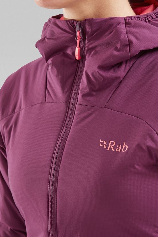 Rab Womens Xenair Alpine Flex Jacket Mulberry