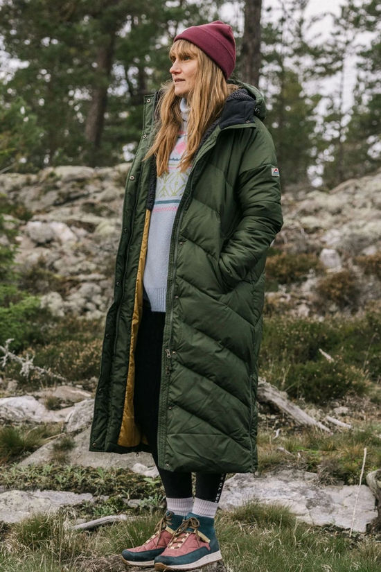 Passenger Womens Tasman 2.0 Long Insulated Jacket Fir Tree