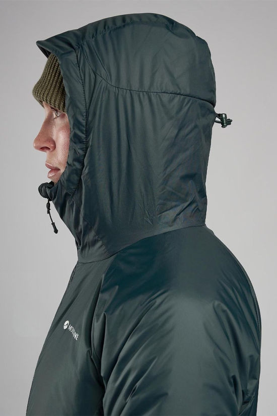 Montane Womens Respond Hooded Jacket Deep Forest