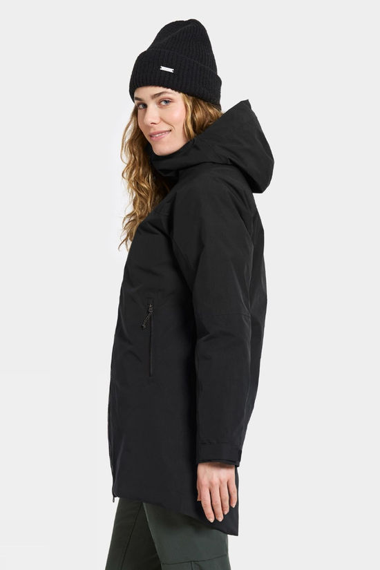 Didriksons Womens Marget Parka  Black