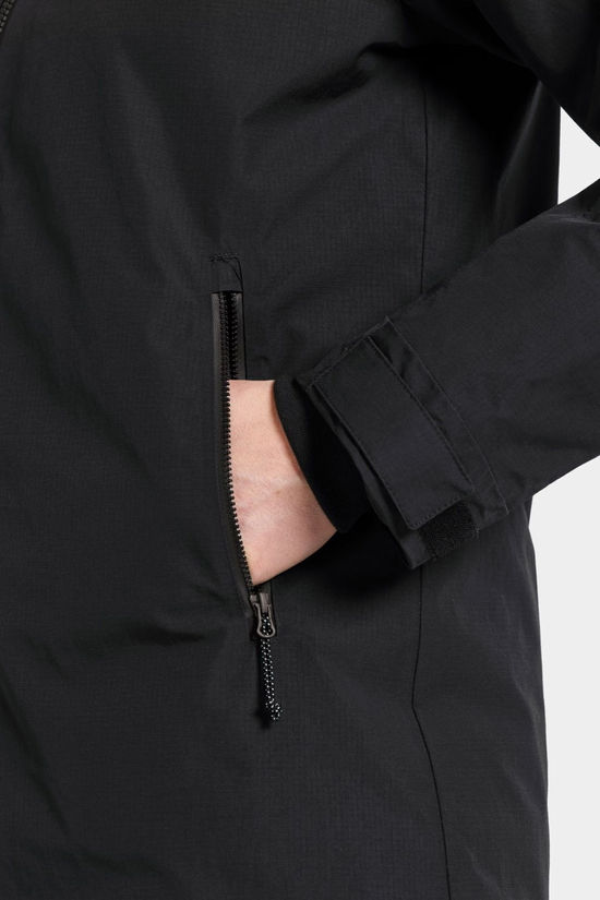 Didriksons Womens Marget Parka  Black