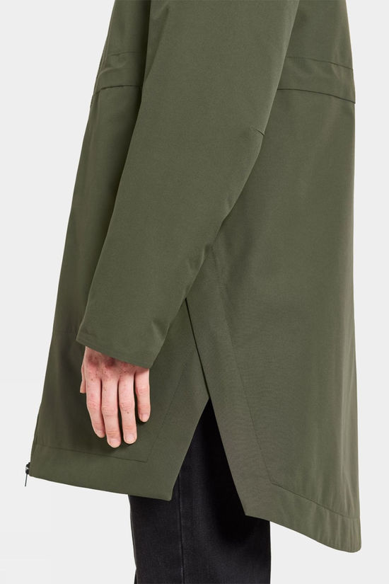 Didriksons Womens Elena Parka  Deep Green