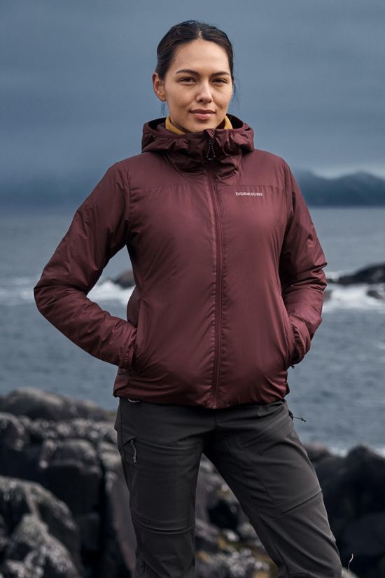 Didriksons Womens Karix 3 Jacket Old Rust