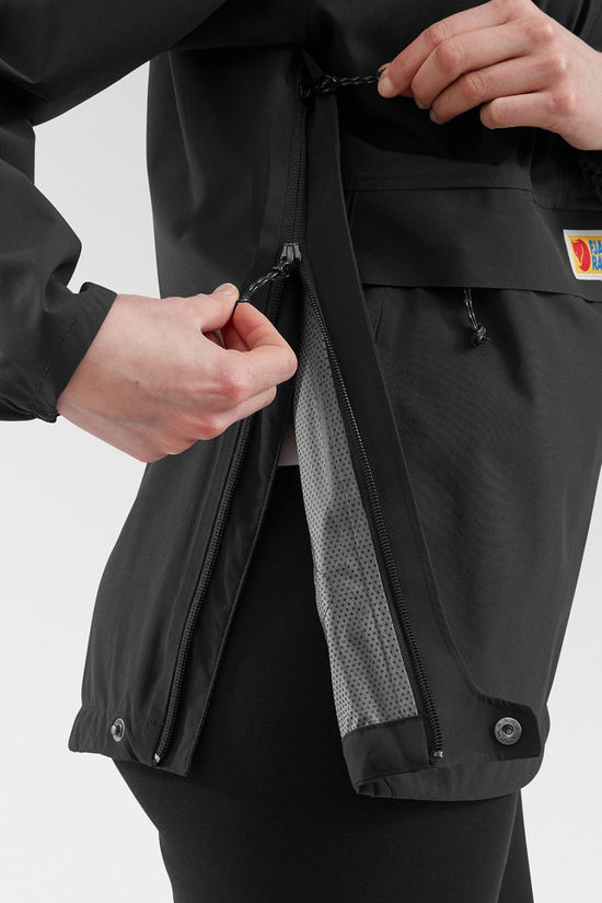 Fjallraven Womens Vardag Hydratic Anorak  Black