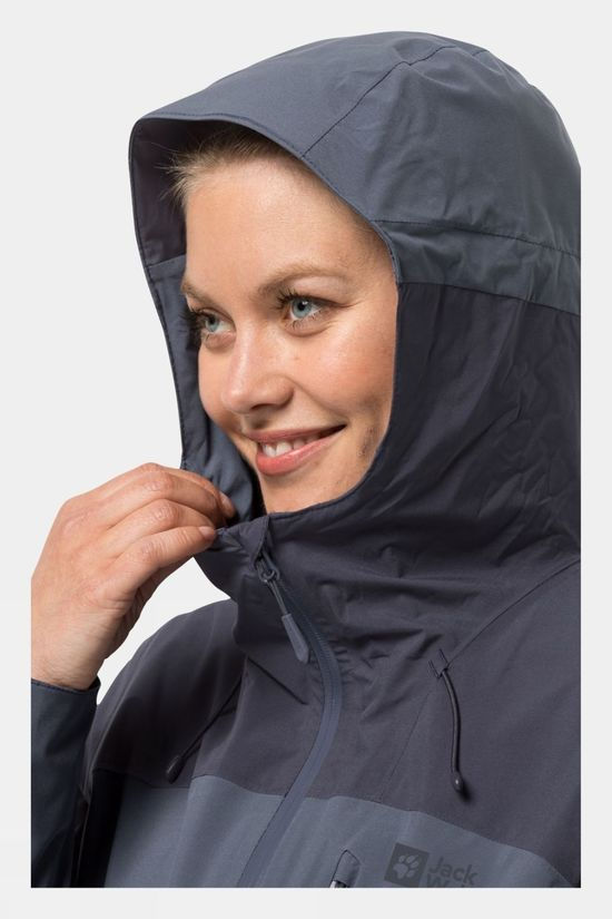 Jack Wolfskin Womens Go Hike Jacket Dolphin