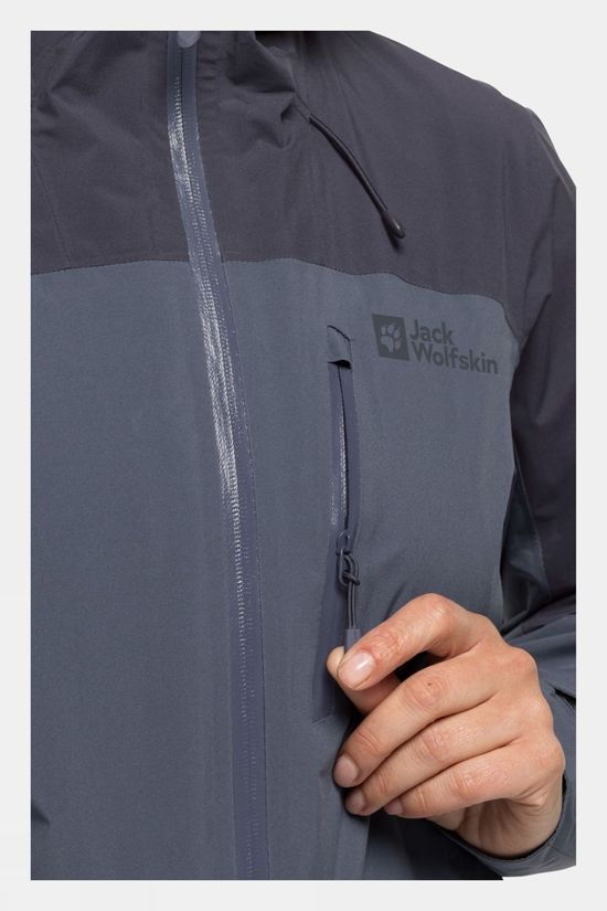 Jack Wolfskin Womens Go Hike Jacket Dolphin