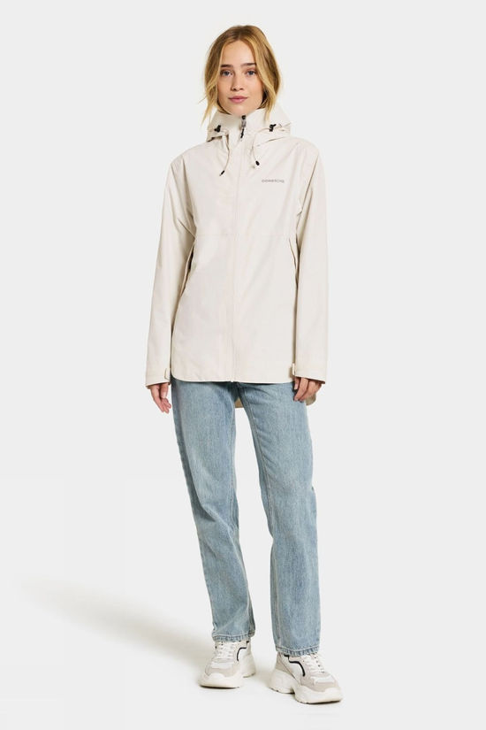 Didriksons Womens Tilde Jacket White Foam