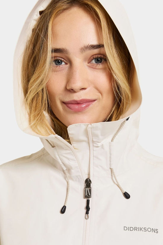 Didriksons Womens Tilde Jacket White Foam