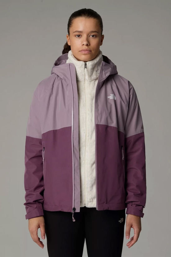 The North Face Womens Diablo Dynamic Zip-In Jacket Purple Chalk/Midnight M