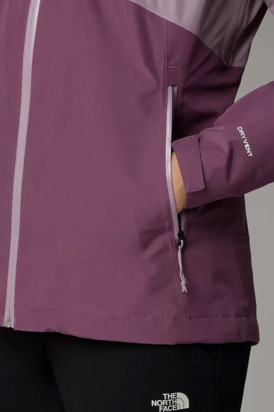 The North Face Womens Diablo Dynamic Zip-In Jacket Purple Chalk/Midnight M