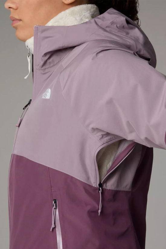 The North Face Womens Diablo Dynamic Zip-In Jacket Purple Chalk/Midnight M