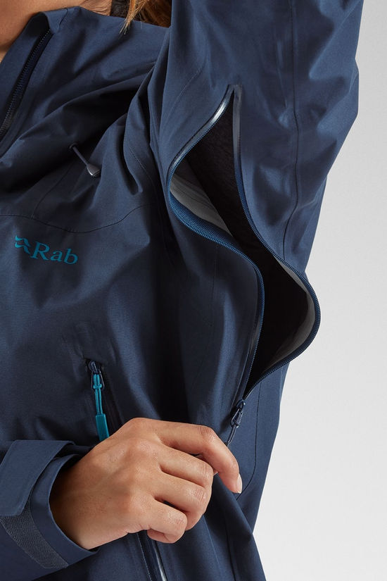 Rab Womens Yangra GTX Jacket Deep Ink/Ultramarine