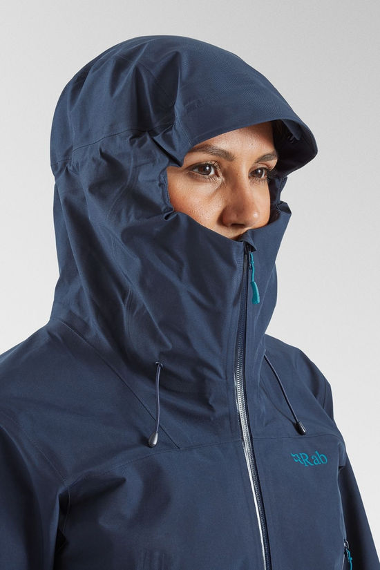 Rab Womens Yangra GTX Jacket Deep Ink/Ultramarine