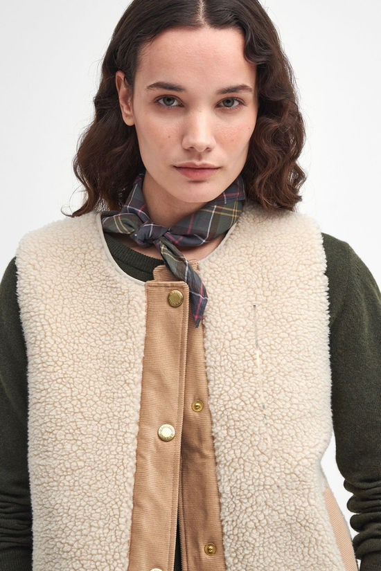 Barbour Womens Dulsie Liner Gilet Ecru/Ancient