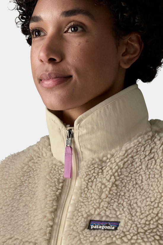 Patagonia Womens Classic Retro-X Vest  Natural W/Light Violet