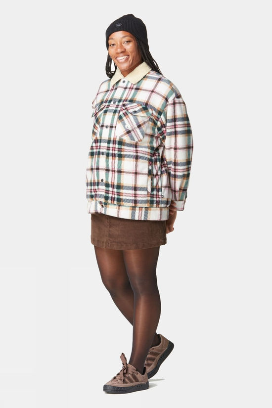 Picture Womens Gaiby Jacket Pearl Gray Print