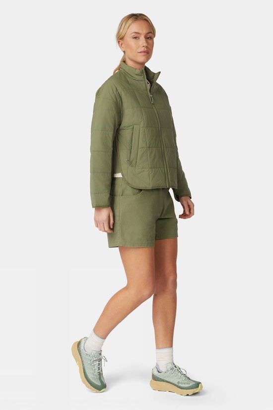 Ayacucho Womens Bowness Quilted Jacket Olivine
