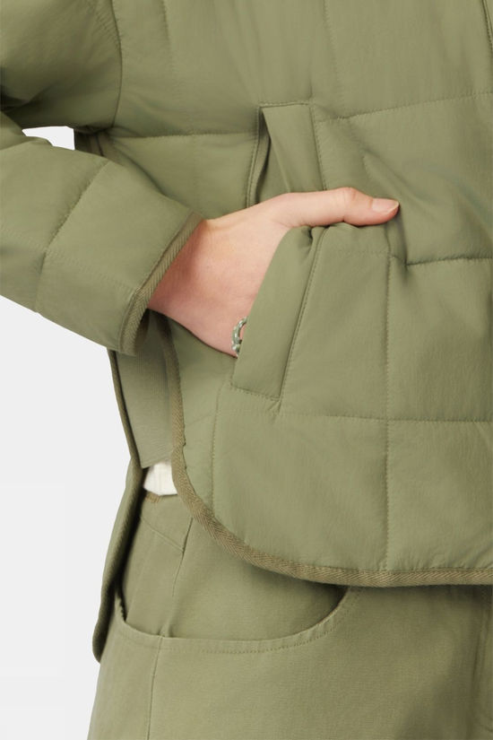Ayacucho Womens Bowness Quilted Jacket Olivine