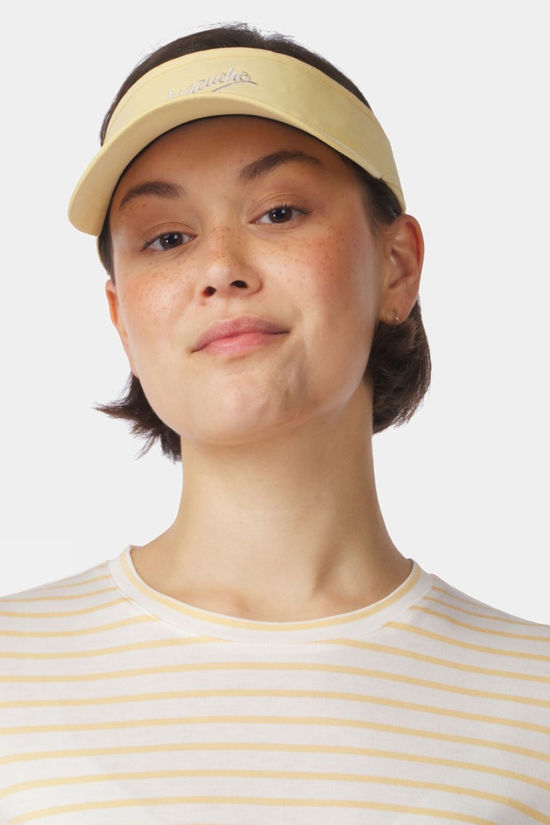 Ayacucho Womens Striped Long Sleeve T-Shirt Sunburst White Stripes