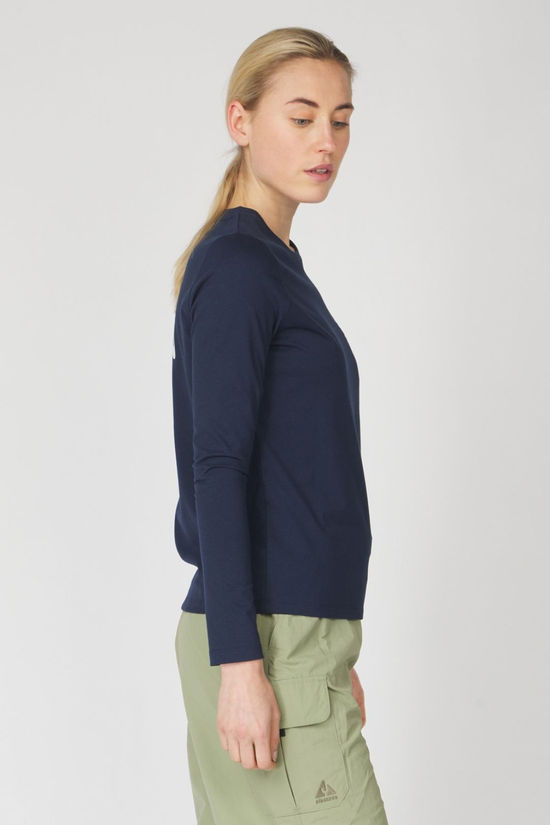 Ayacucho Womens Sierra Long Sleeve T-Shirt Navy