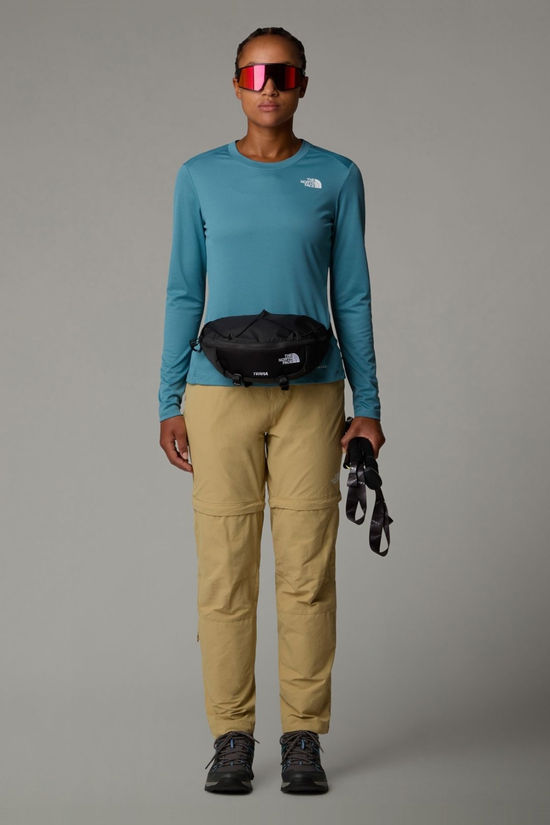 The North Face Womens Shadow Hike Long Sleeve T-Shirt Algae Blue