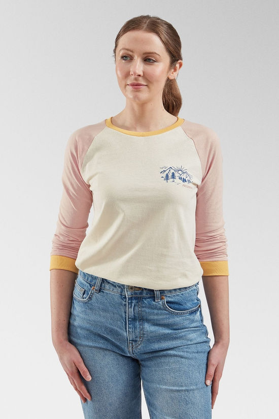 Passenger Womens Riser 2.0 Recycled Cotton Long Sleeve T-Shirt Birch