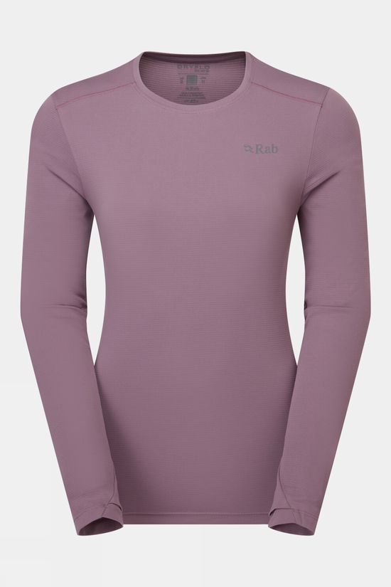 Rab Womens Force Long Sleeve T-Shirt Dark Iris