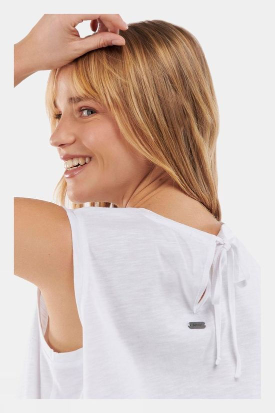 Barbour Womens Willow Tee White