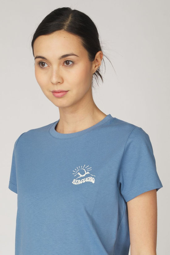 Ayacucho Womens Sierra T-Shirt Coronet Blue