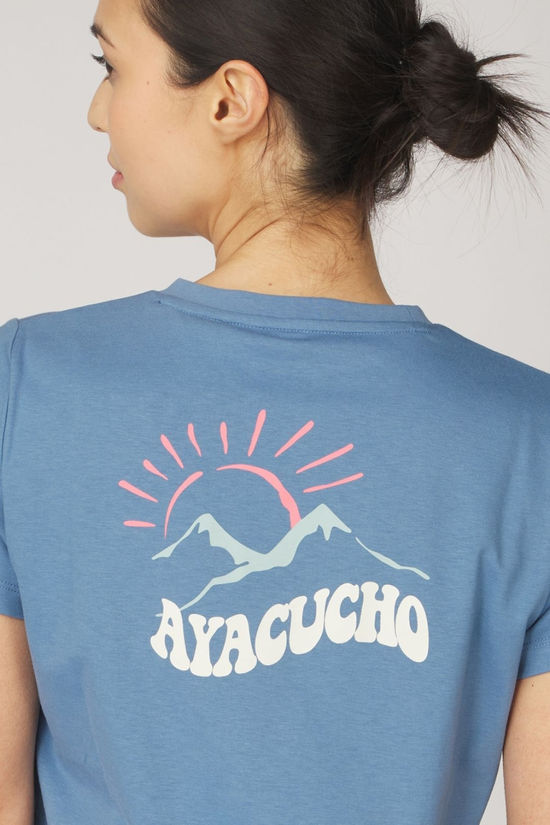 Ayacucho Womens Sierra T-Shirt Coronet Blue