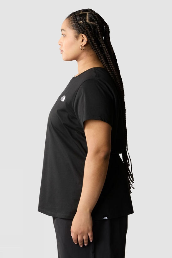 The North Face Womens Plus Size Simple Dome T-Shirt Tnf Black