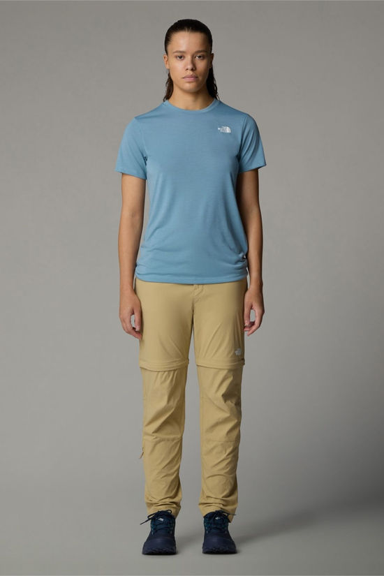 The North Face Womens Foundation Vertical Graphic T-Shirt Shallow Blue