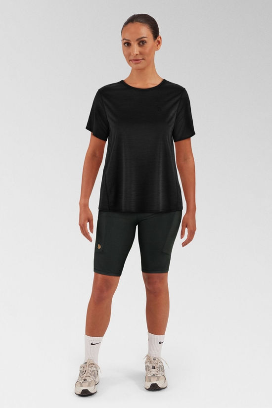 Fjallraven Womens Abisko Lite T-Shirt Black